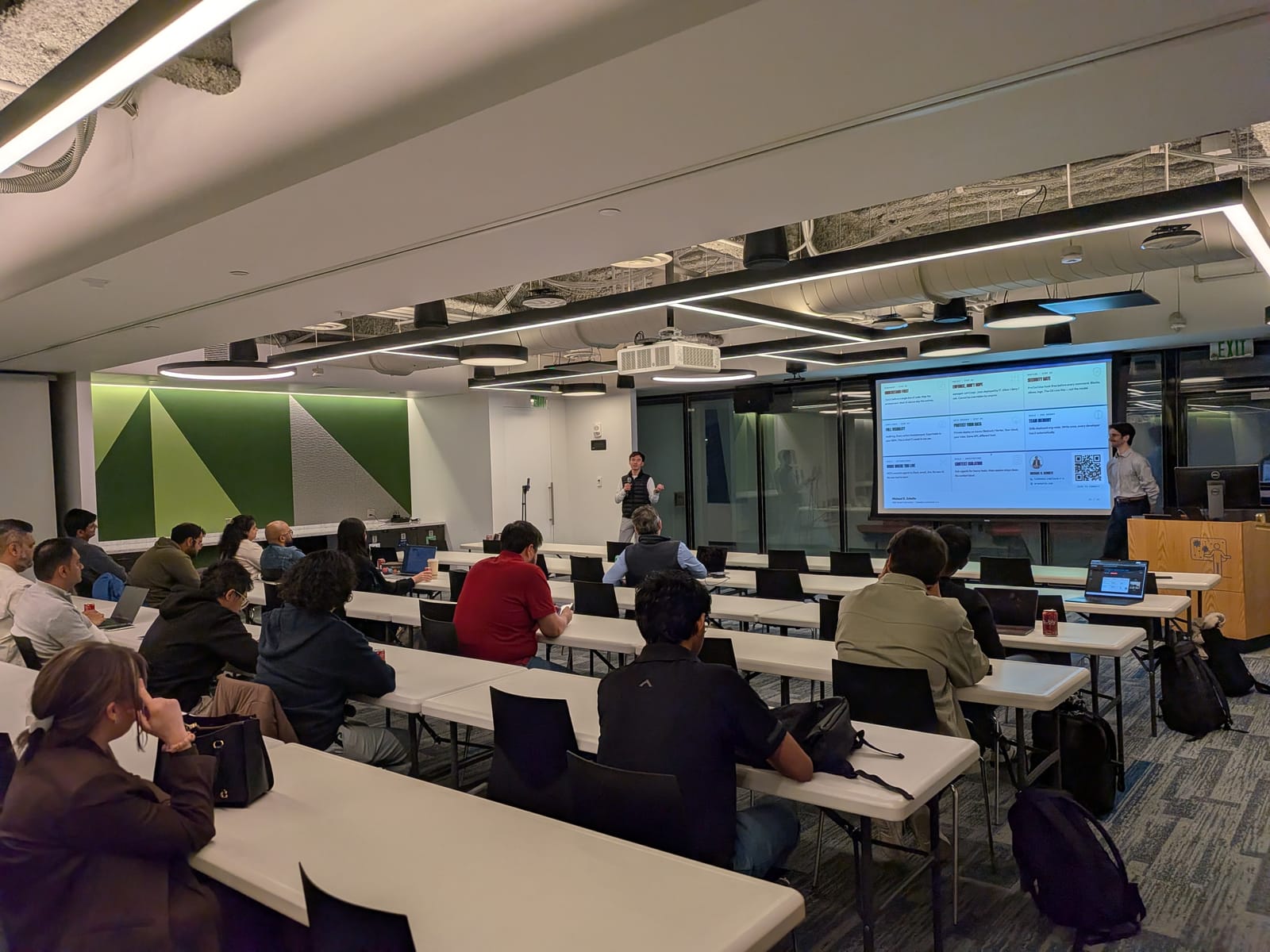 A full room of practitioners at The AI Runtime Boston